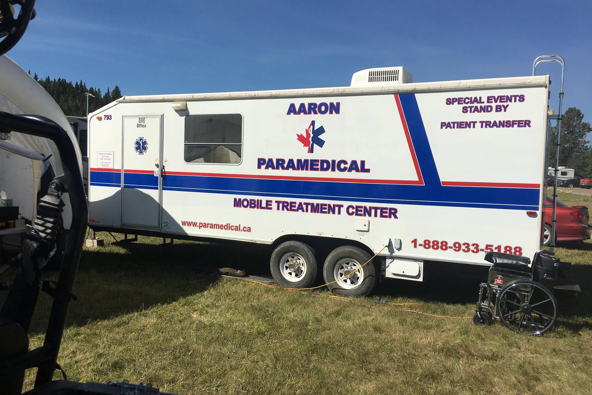 mobile treatment centre